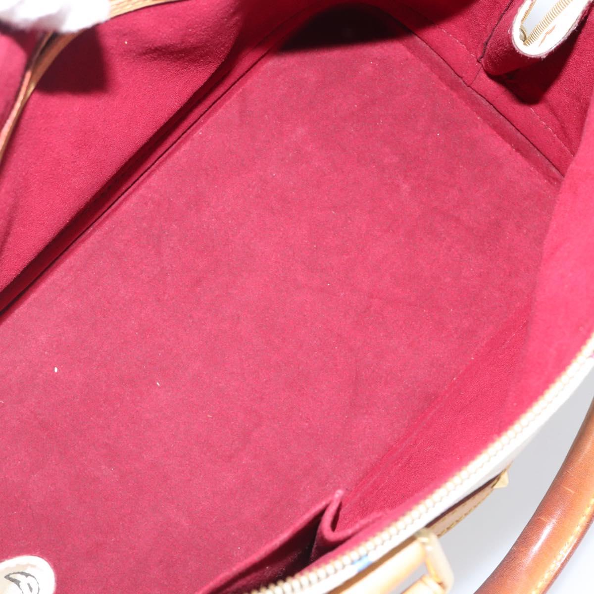 LOUIS VUITTON Monogram Multicolor Alma Hand Bag White M92647 LV Auth 202591V