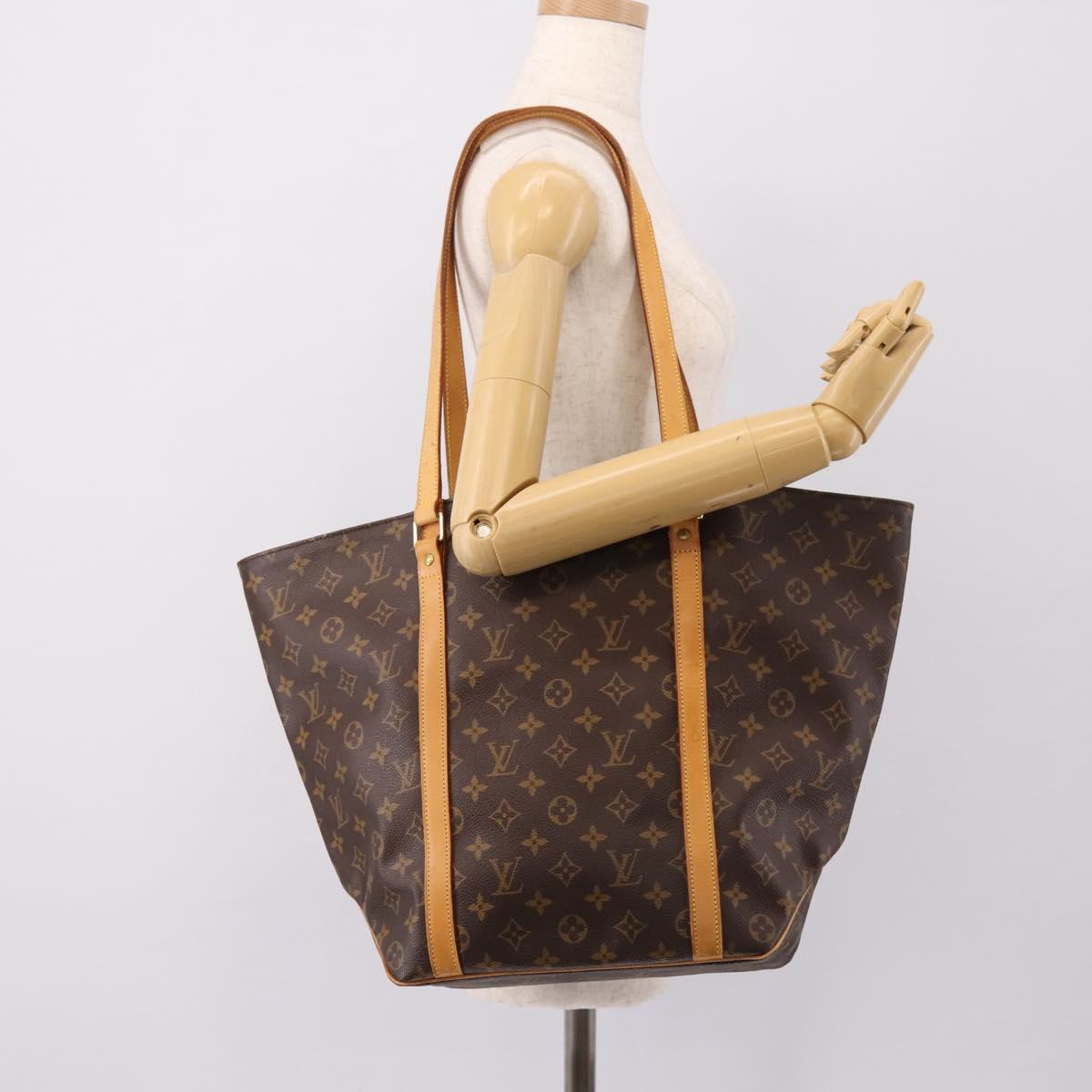 LOUIS VUITTON Monogram Sac Shopping Tote Bag M51108 LV Auth 202592V