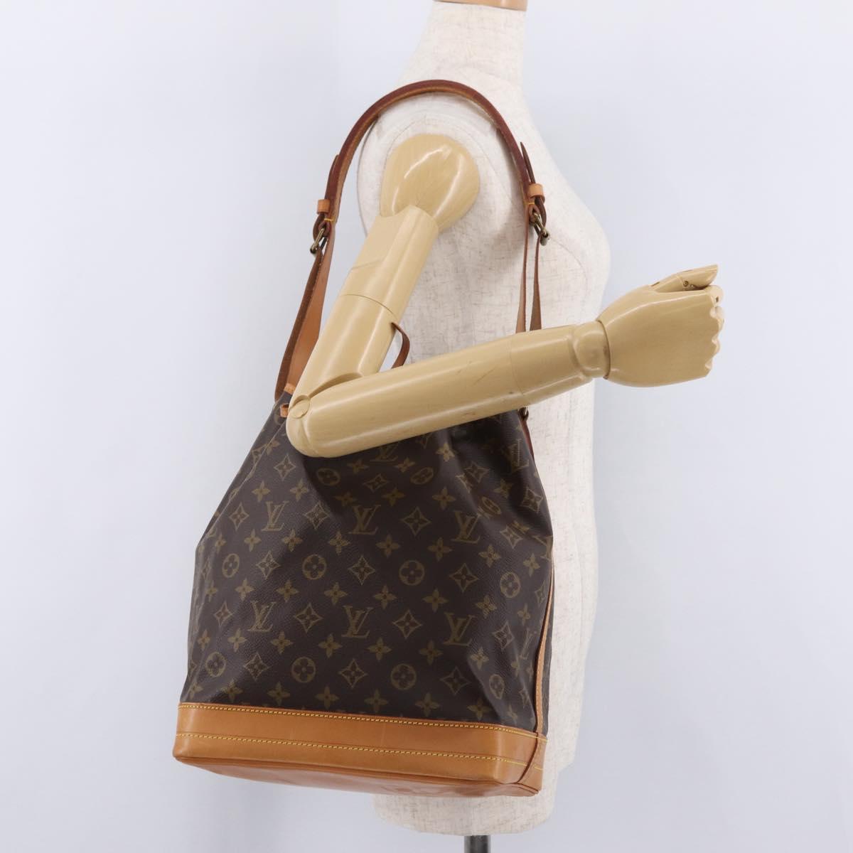 LOUIS VUITTON Monogram Noe Shoulder Bag M42224 LV Auth 202593V