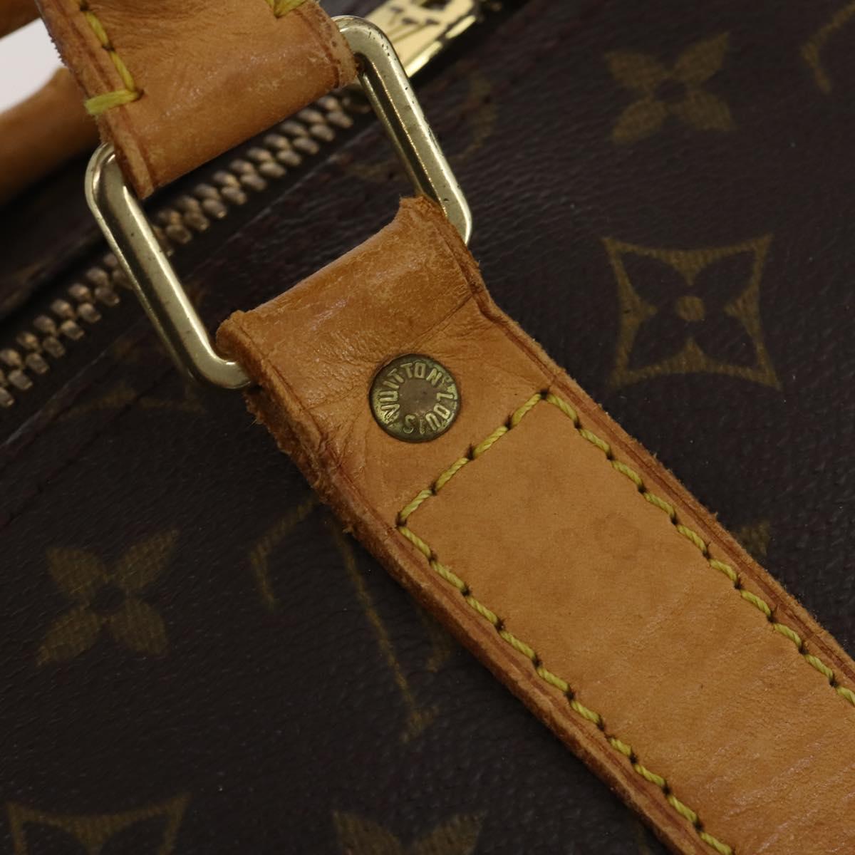 LOUIS VUITTON Monogram Keepall Bandouliere 55 Boston Bag M41414 LV Auth 202594