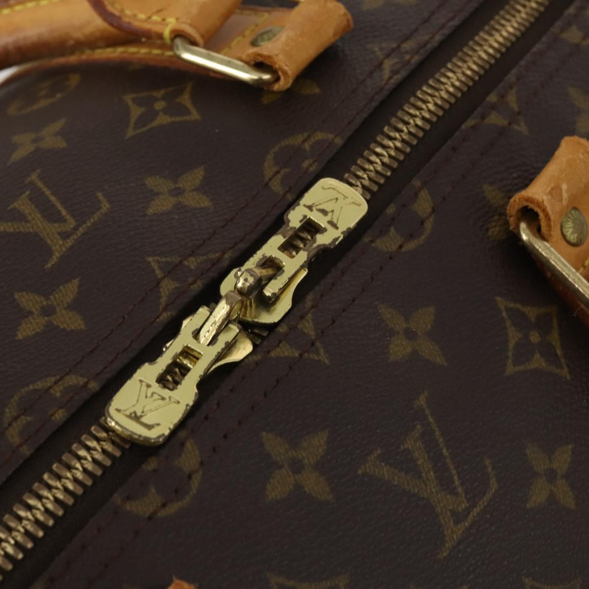 LOUIS VUITTON Monogram Keepall Bandouliere 55 Boston Bag M41414 LV Auth 202594