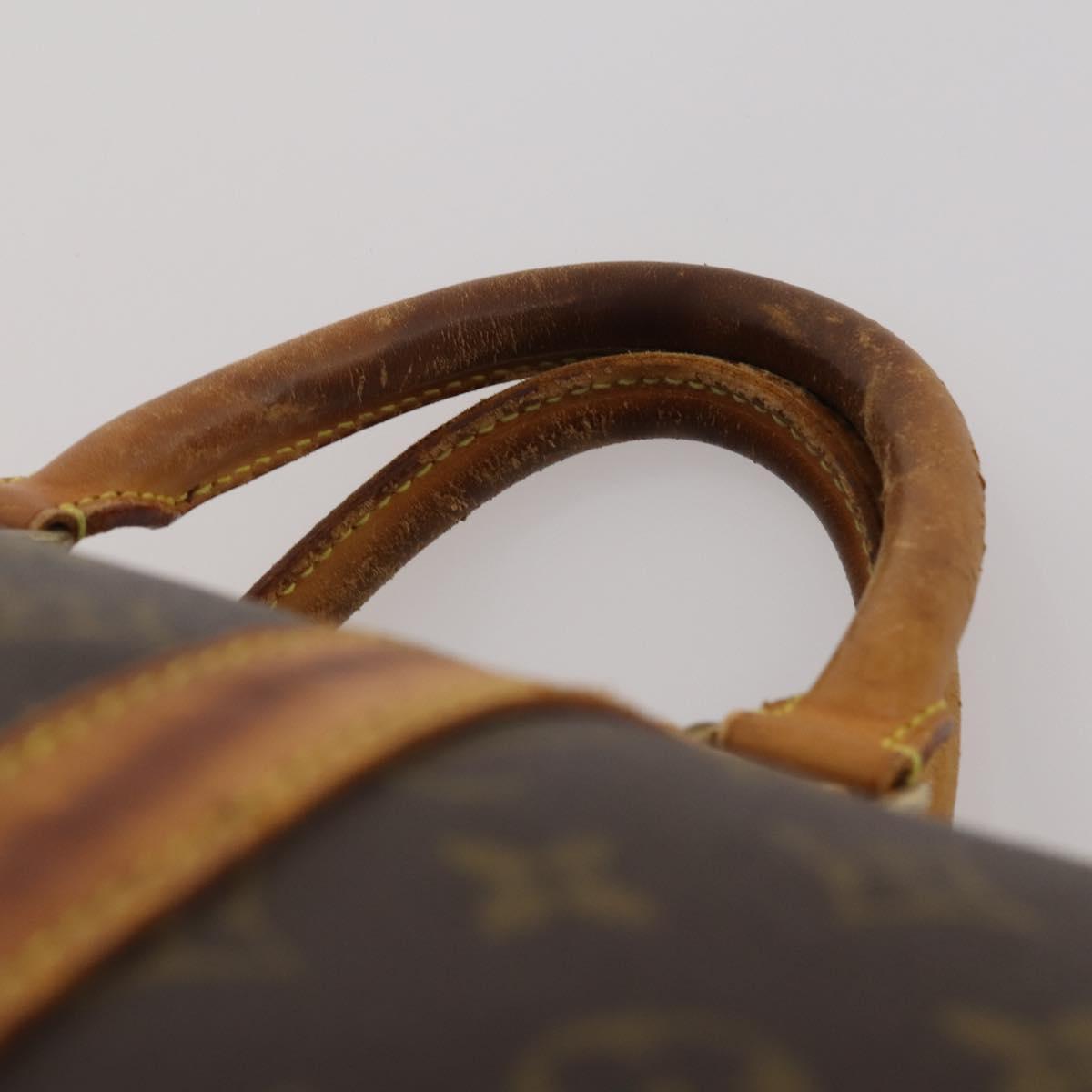 LOUIS VUITTON Monogram Keepall Bandouliere 55 Boston Bag M41414 LV Auth 202594