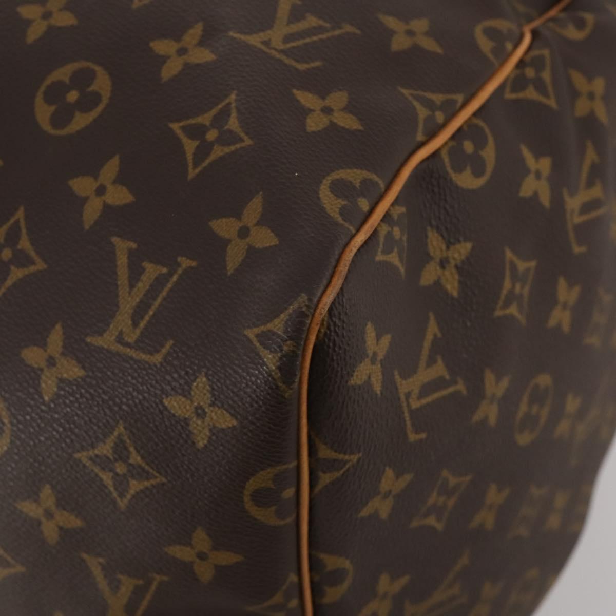 LOUIS VUITTON Monogram Keepall 55 Boston Bag M41424 LV Auth 202595A