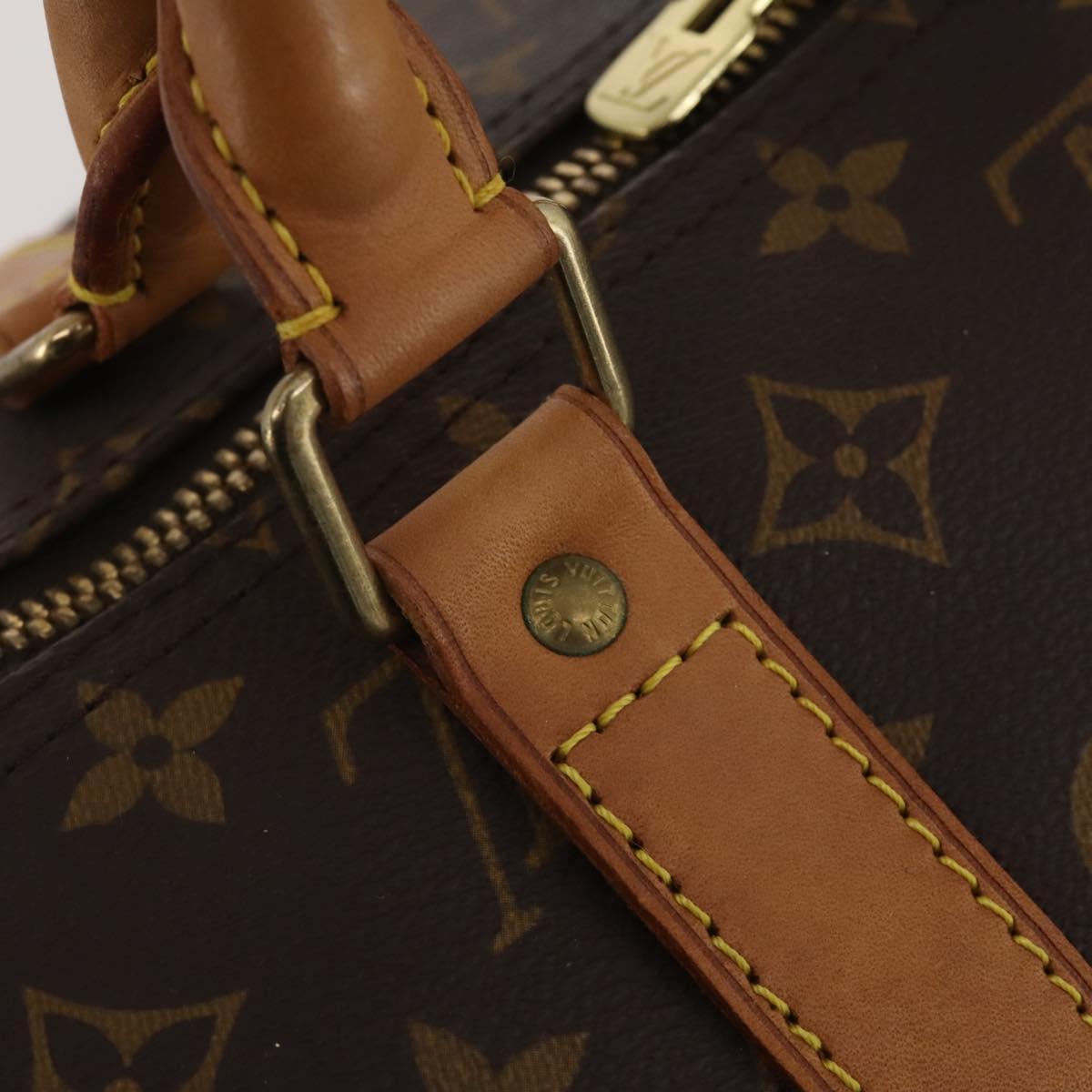 LOUIS VUITTON Monogram Keepall 55 Boston Bag M41424 LV Auth 202595A