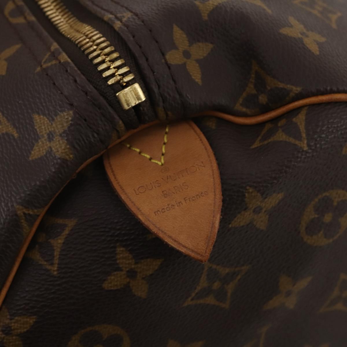 LOUIS VUITTON Monogram Keepall 55 Boston Bag M41424 LV Auth 202595A