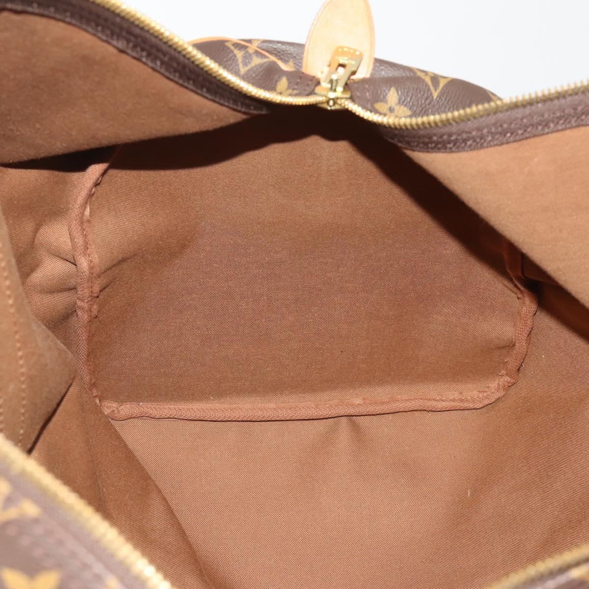 LOUIS VUITTON Monogram Keepall 55 Boston Bag M41424 LV Auth 202595A