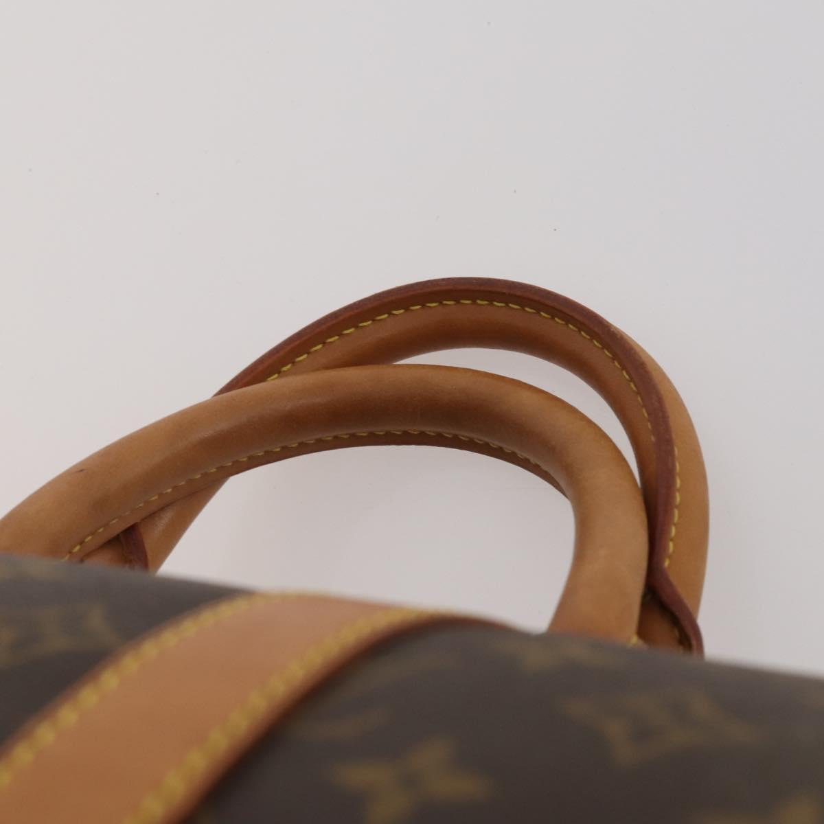 LOUIS VUITTON Monogram Keepall 55 Boston Bag M41424 LV Auth 202595A