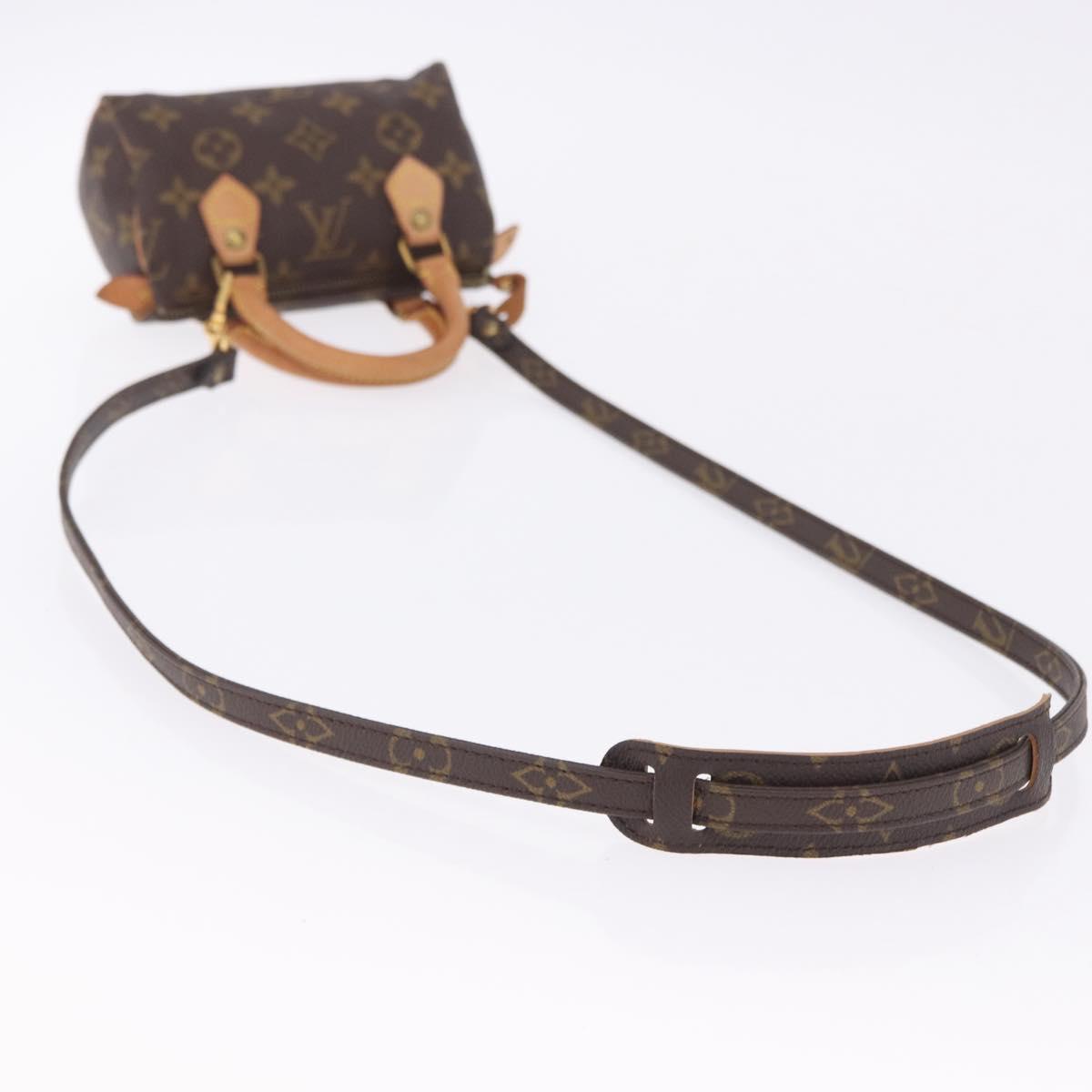 LOUIS VUITTON Monogram Mini Speedy Hand Bag M41534 LV Auth 202596V