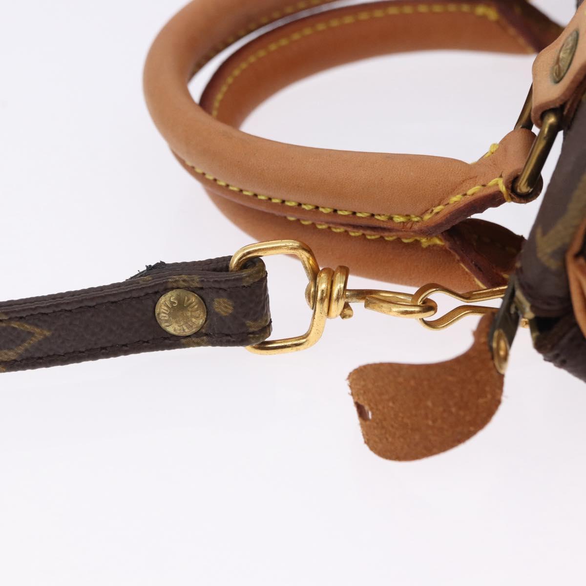 LOUIS VUITTON Monogram Mini Speedy Hand Bag M41534 LV Auth 202596V