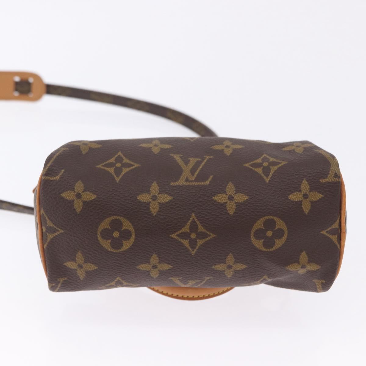 LOUIS VUITTON Monogram Mini Speedy Hand Bag M41534 LV Auth 202596V