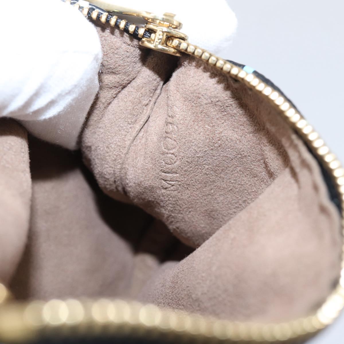 LOUIS VUITTON Monogram Multicolor Pochette MM Purse Black M60031 LV Auth 202597V