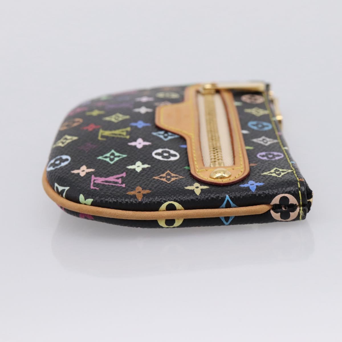 LOUIS VUITTON Monogram Multicolor Pochette MM Purse Black M60031 LV Auth 202597V