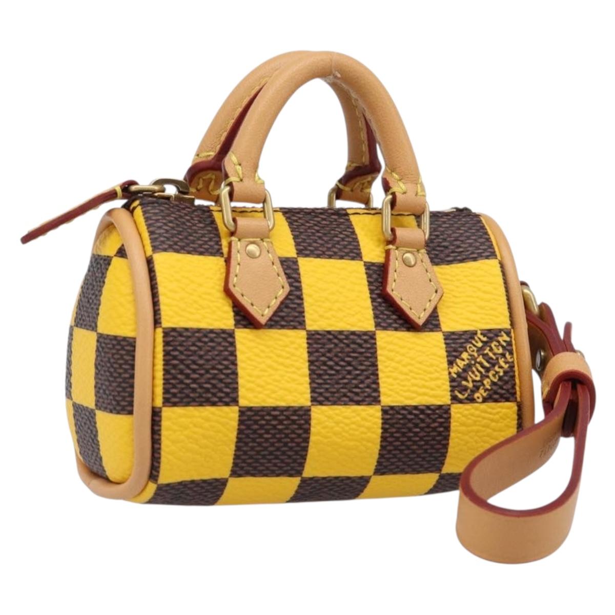 LOUIS VUITTON Damier Pop Mini Speedy Pouch M01694 LV Auth 202599SAM