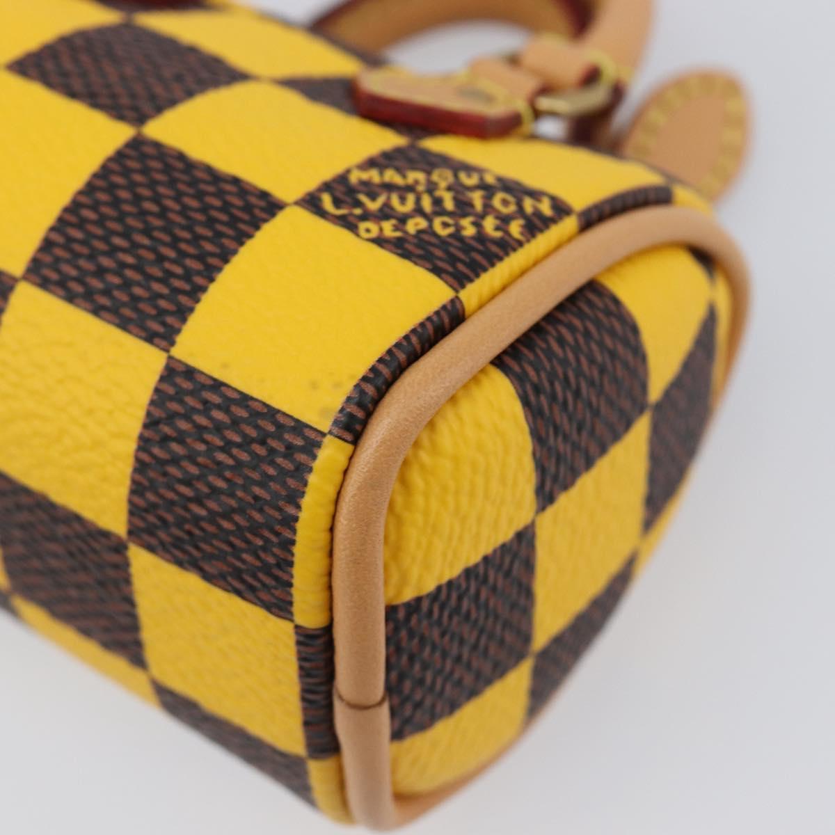 LOUIS VUITTON Damier Pop Mini Speedy Pouch M01694 LV Auth 202599SAM