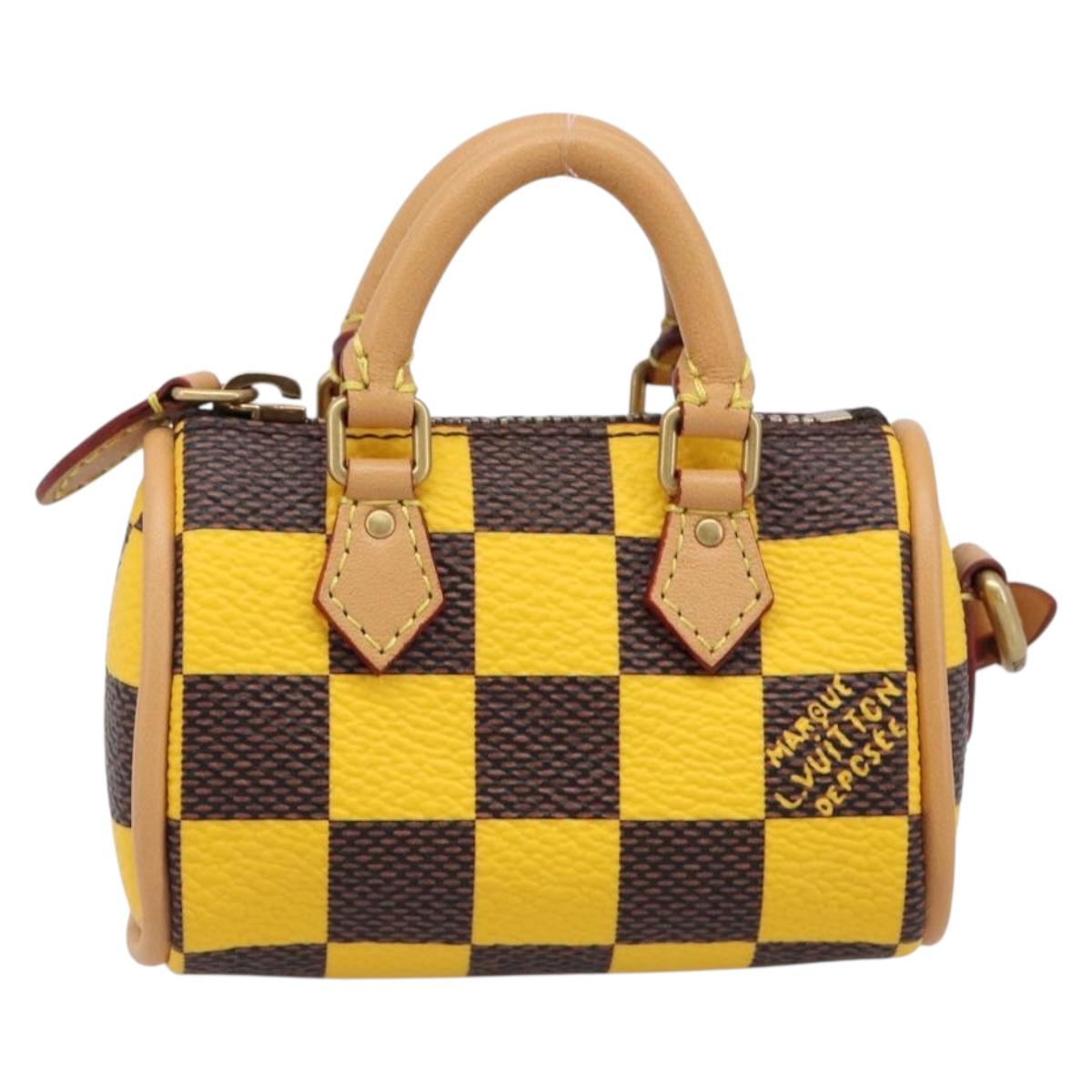 LOUIS VUITTON Damier Pop Mini Speedy Pouch M01694 LV Auth 202599SAM