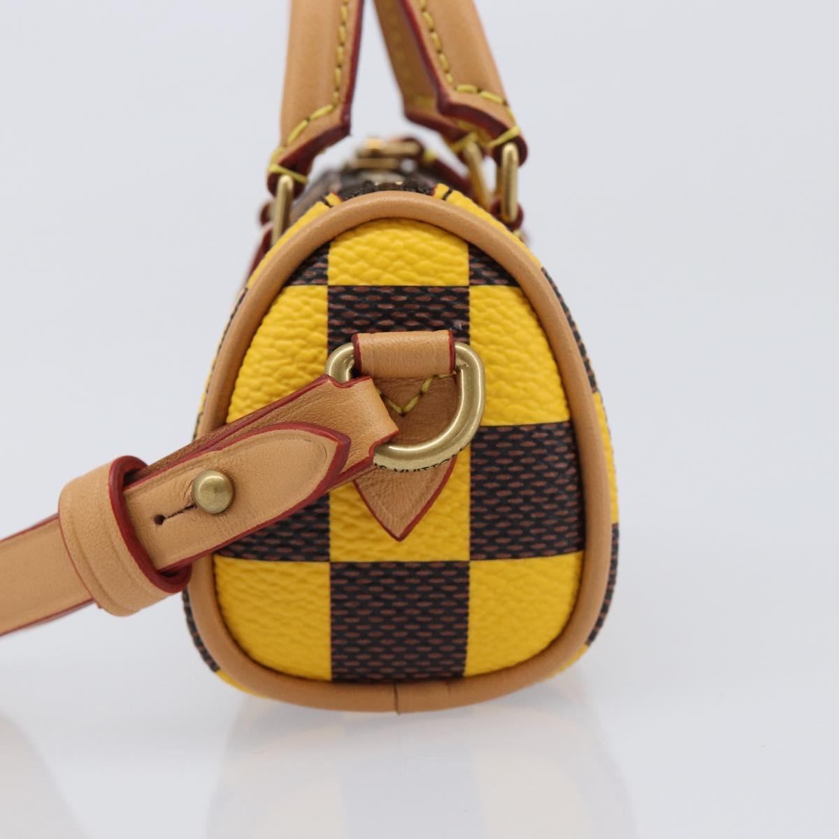LOUIS VUITTON Damier Pop Mini Speedy Pouch M01694 LV Auth 202599SAM