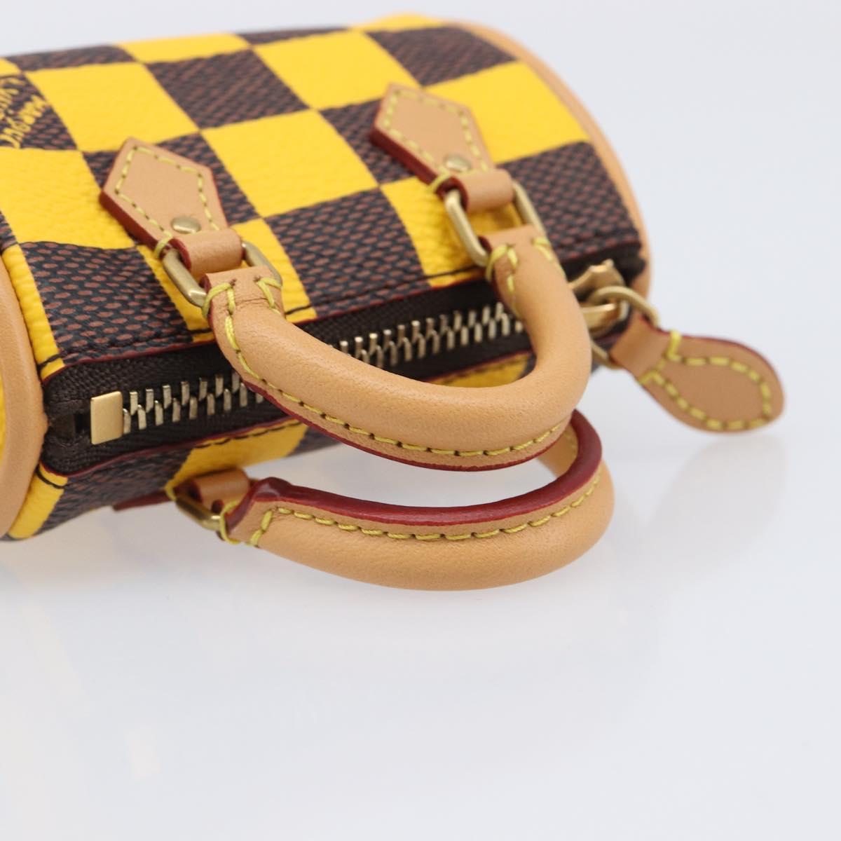 LOUIS VUITTON Damier Pop Mini Speedy Pouch M01694 LV Auth 202599SAM