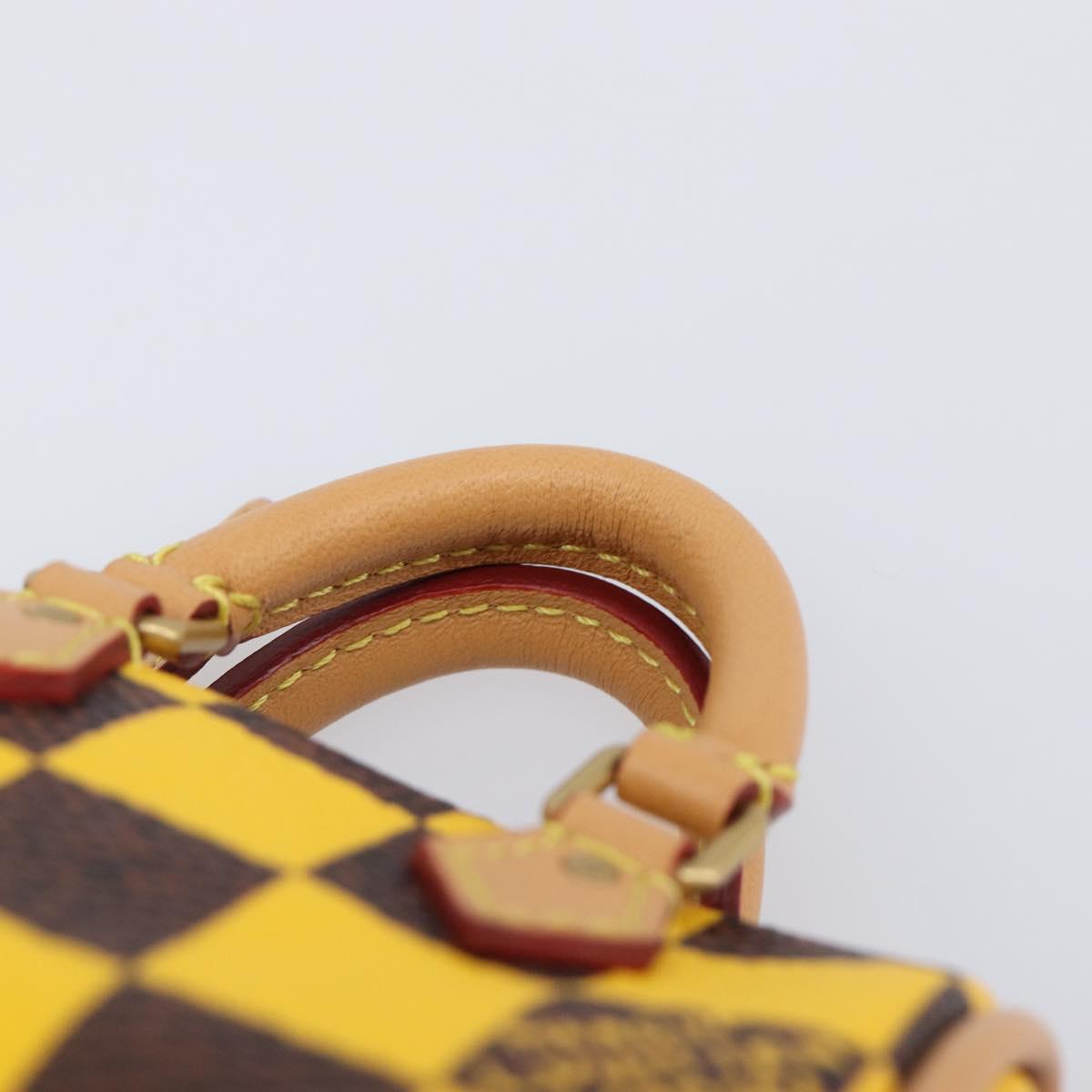 LOUIS VUITTON Damier Pop Mini Speedy Pouch M01694 LV Auth 202599SAM