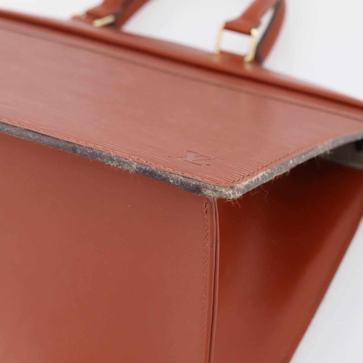 LOUIS VUITTON Epi Riviera Hand Bag Kenya Brown M48183 LV Auth 202601