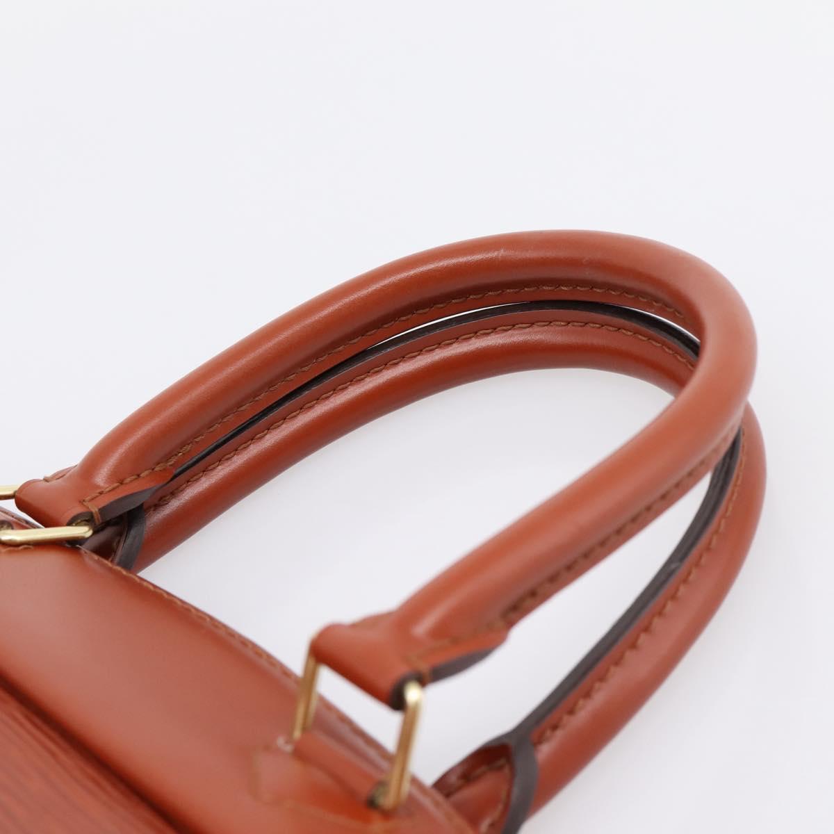 LOUIS VUITTON Epi Riviera Hand Bag Kenya Brown M48183 LV Auth 202601