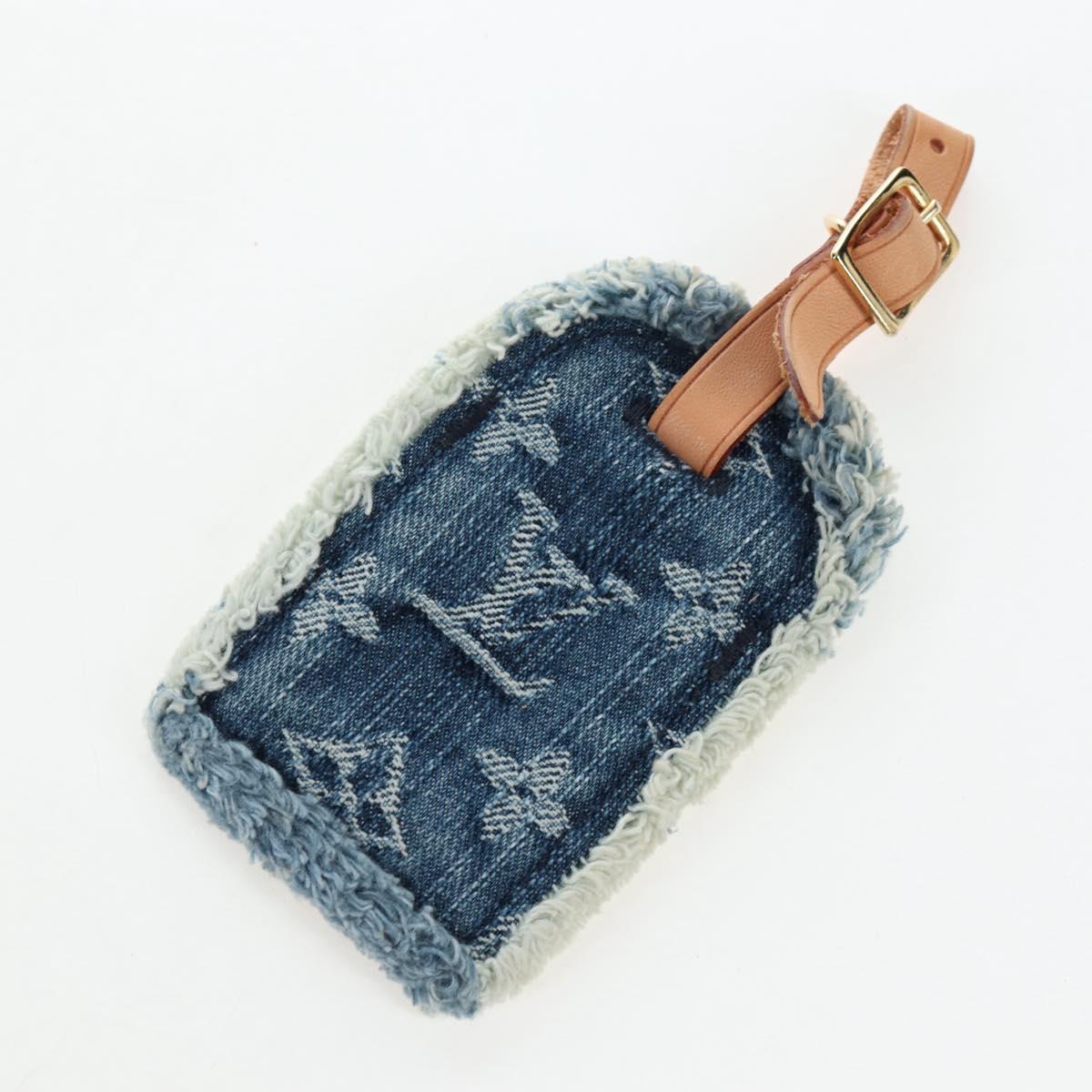 LOUIS VUITTON Monogram Denim Patchwork Speedy 30 Bag Blue M95380 Auth 202605SM