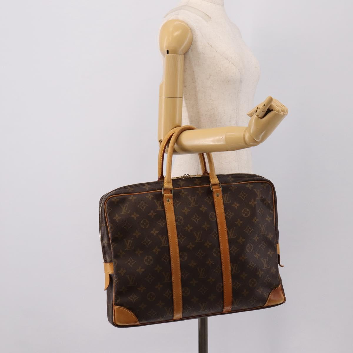 LOUIS VUITTON Monogram Porte Documents Voyage Business Bag M53361 LV Auth 202606