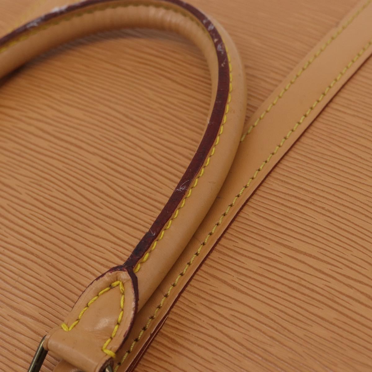 LOUIS VUITTON Epi Porte Documents Voyage Business Bag Beige M54476 Auth 202607