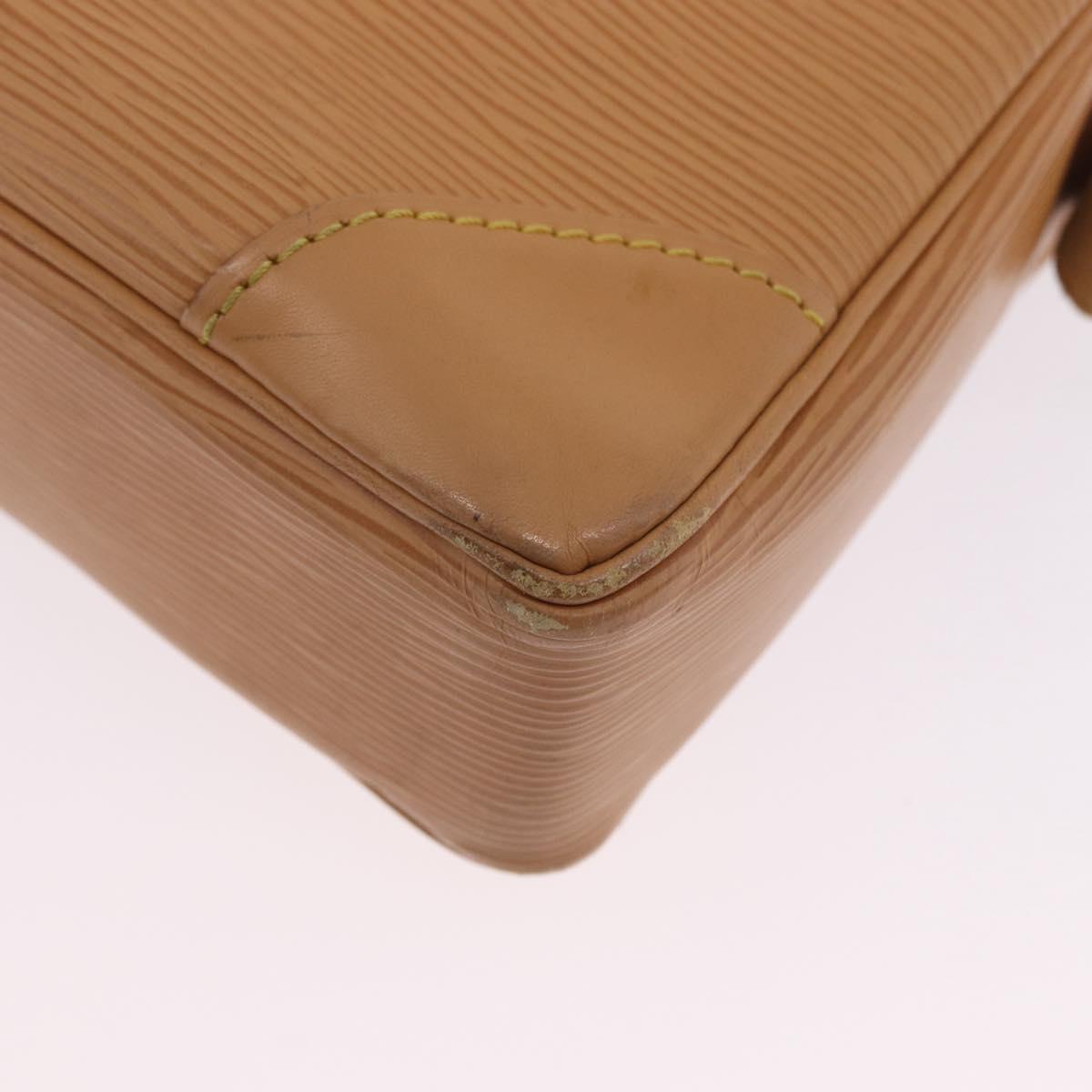 LOUIS VUITTON Epi Porte Documents Voyage Business Bag Beige M54476 Auth 202607