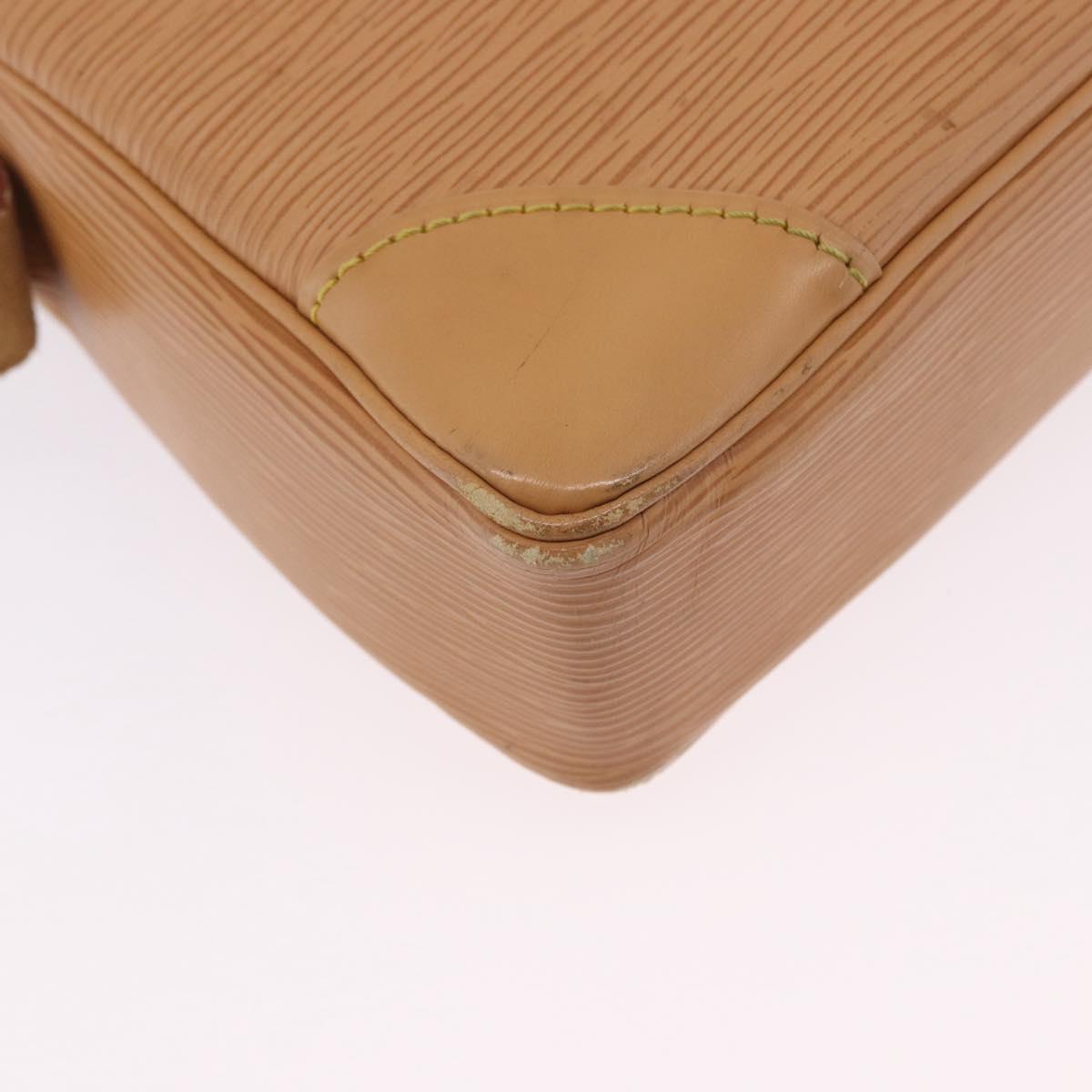 LOUIS VUITTON Epi Porte Documents Voyage Business Bag Beige M54476 Auth 202607
