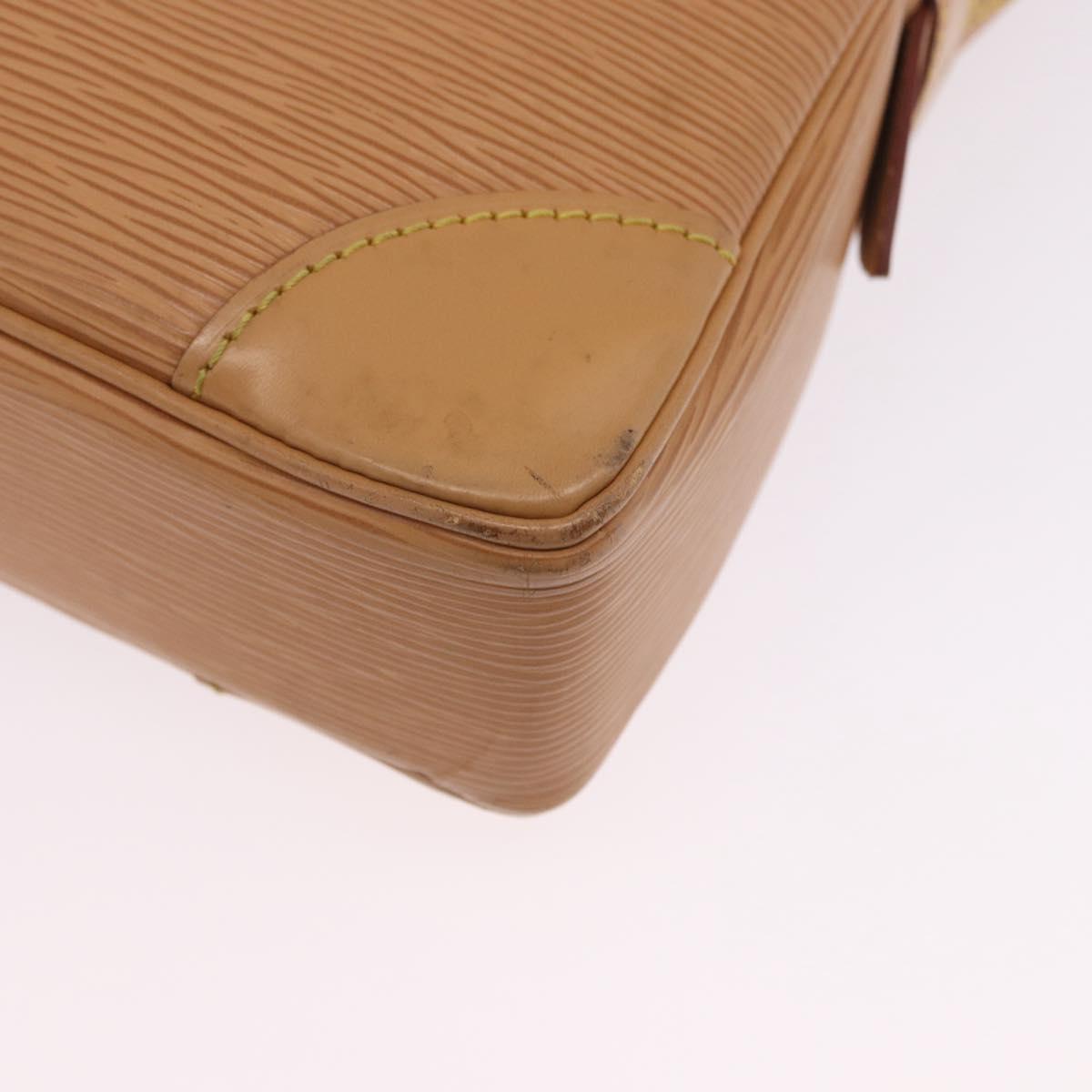 LOUIS VUITTON Epi Porte Documents Voyage Business Bag Beige M54476 Auth 202607