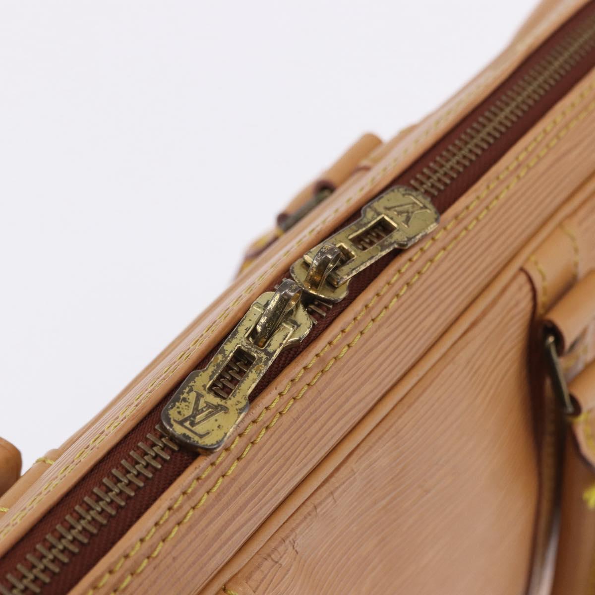 LOUIS VUITTON Epi Porte Documents Voyage Business Bag Beige M54476 Auth 202607