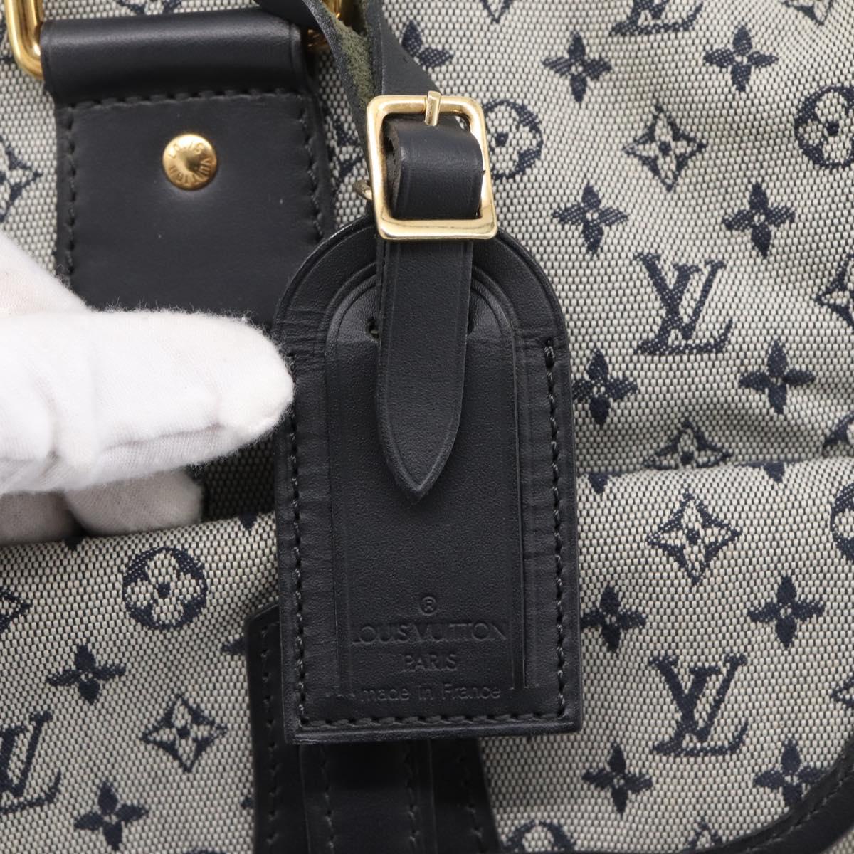 LOUIS VUITTON Monogram Mini Sac Mary Kate 48h Hand Bag Blue M42341 Auth 202608V