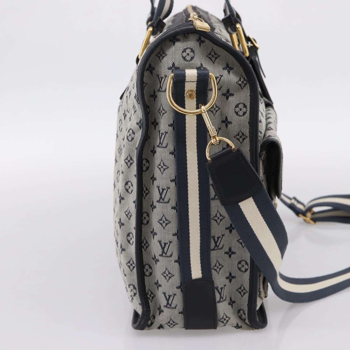 LOUIS VUITTON Monogram Mini Sac Mary Kate 48h Hand Bag Blue M42341 Auth 202608V