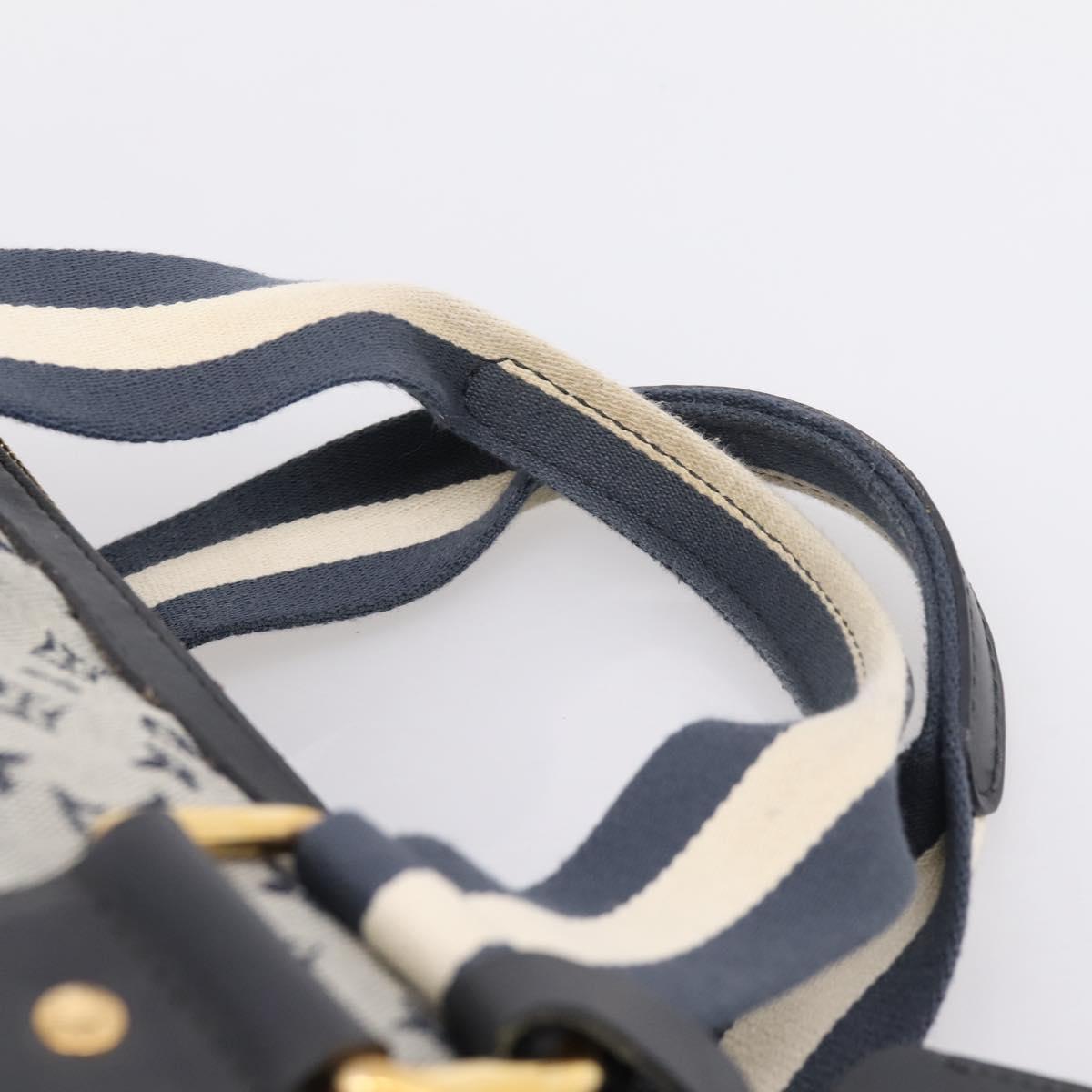 LOUIS VUITTON Monogram Mini Sac Mary Kate 48h Hand Bag Blue M42341 Auth 202608V
