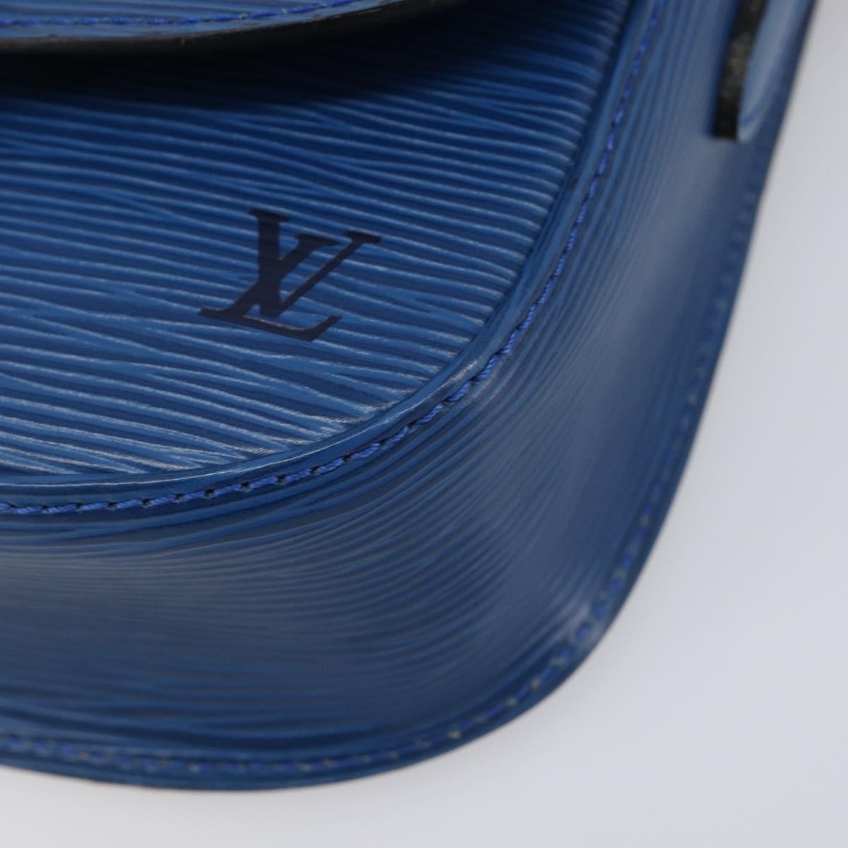 LOUIS VUITTON Epi Saint Cloud PM Shoulder Bag Blue M52215 LV Auth 202609A