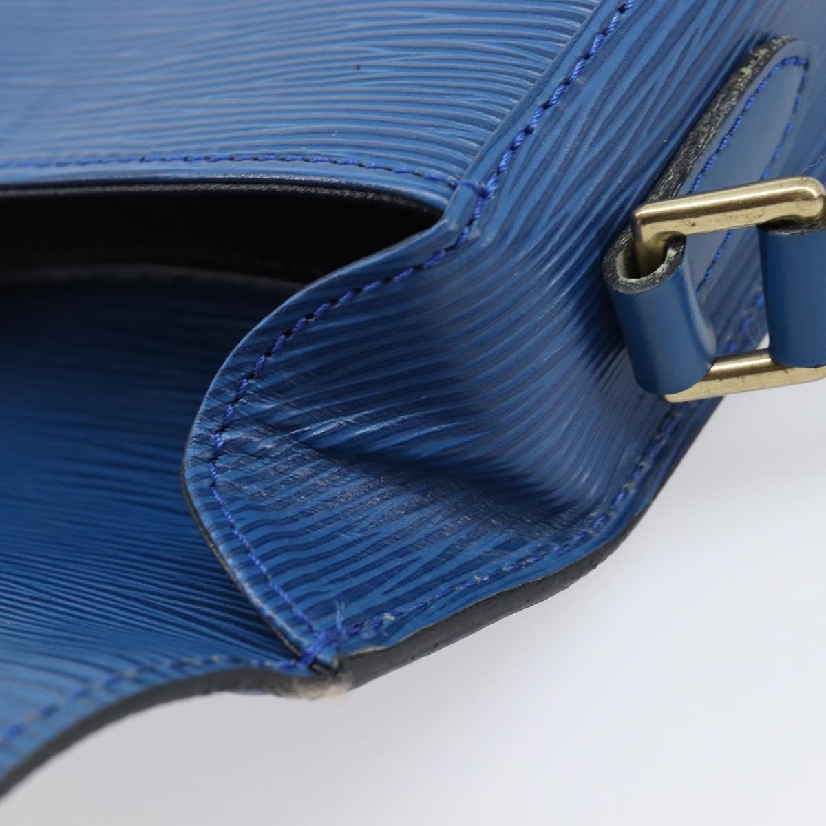 LOUIS VUITTON Epi Saint Cloud PM Shoulder Bag Blue M52215 LV Auth 202609A