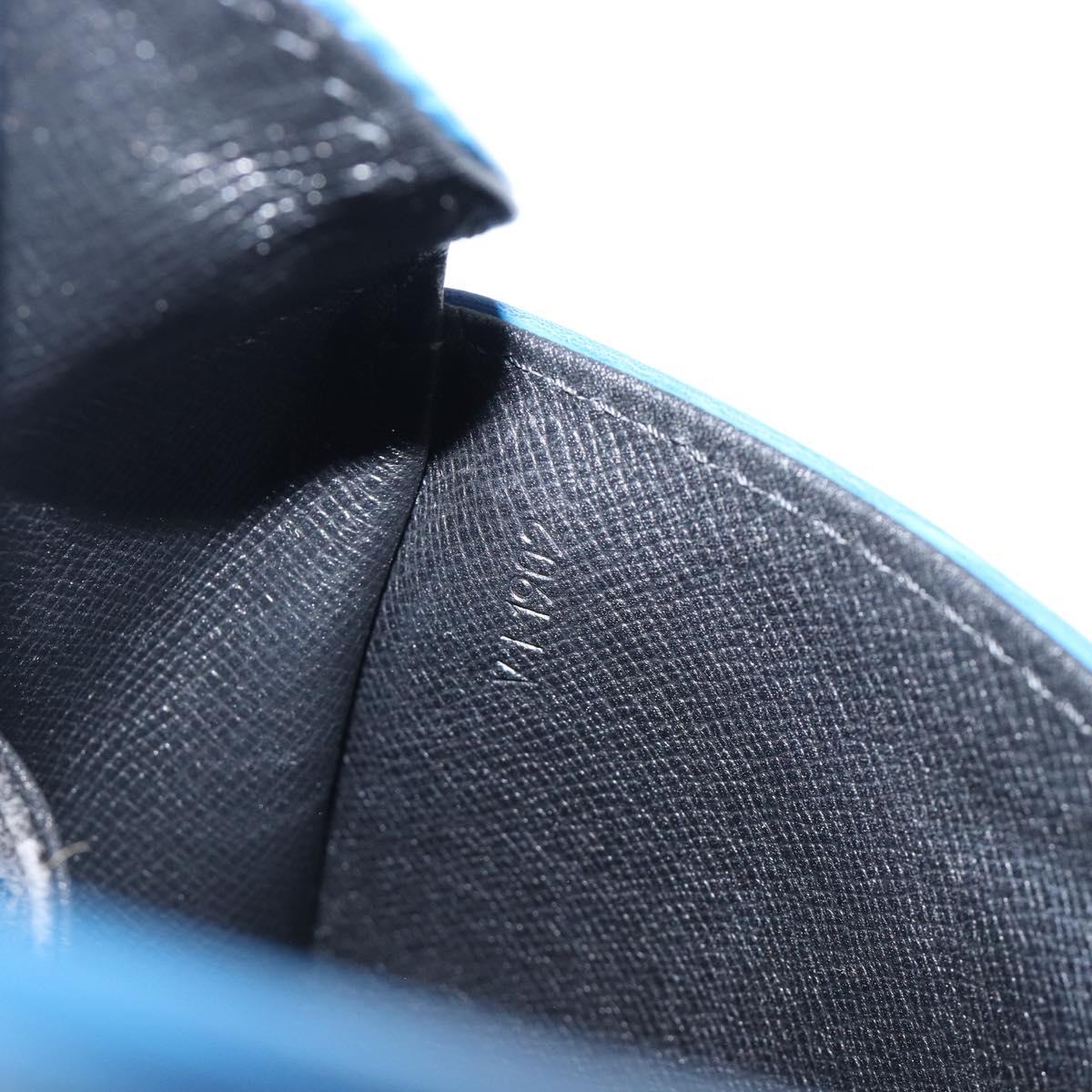 LOUIS VUITTON Epi Saint Cloud PM Shoulder Bag Blue M52215 LV Auth 202609A