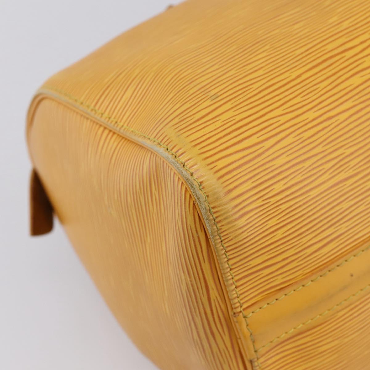LOUIS VUITTON Epi Speedy 25 Hand Bag Tassili Yellow M43019 LV Auth 202610