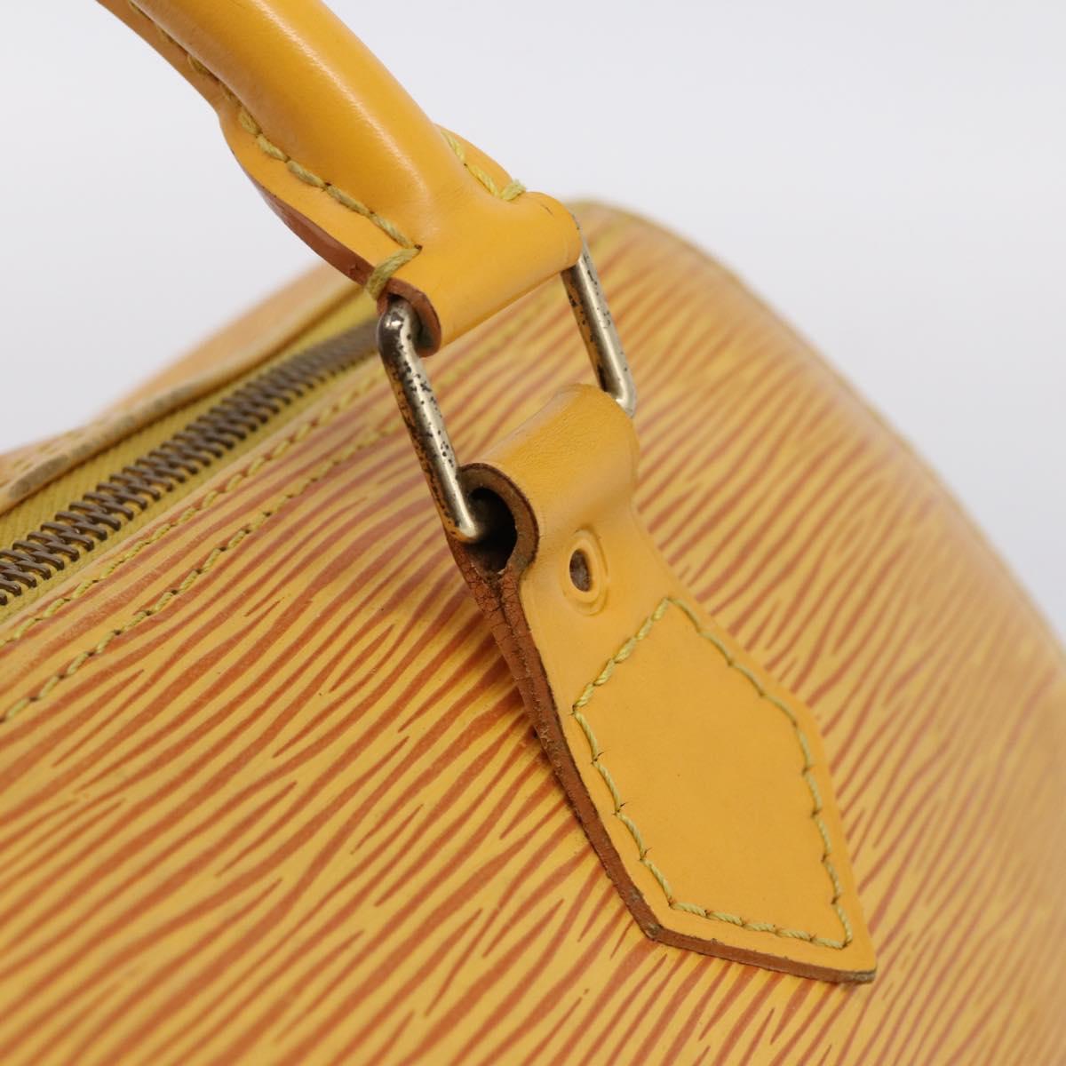 LOUIS VUITTON Epi Speedy 25 Hand Bag Tassili Yellow M43019 LV Auth 202610