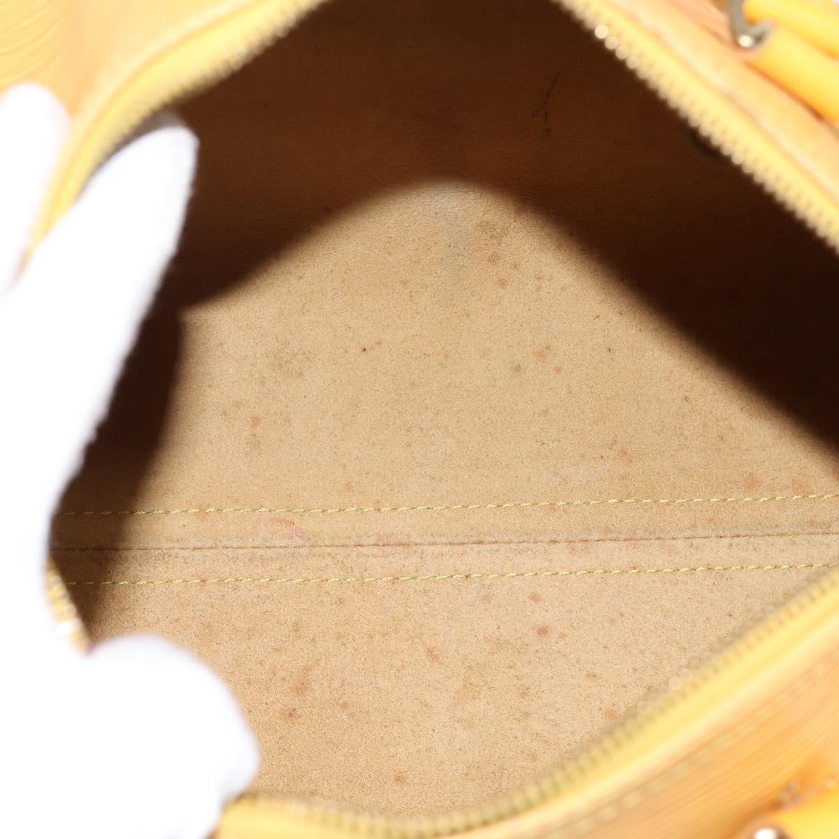 LOUIS VUITTON Epi Speedy 25 Hand Bag Tassili Yellow M43019 LV Auth 202610