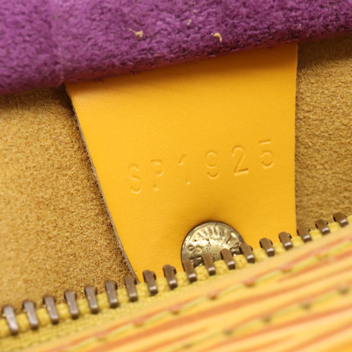 LOUIS VUITTON Epi Speedy 25 Hand Bag Tassili Yellow M43019 LV Auth 202610
