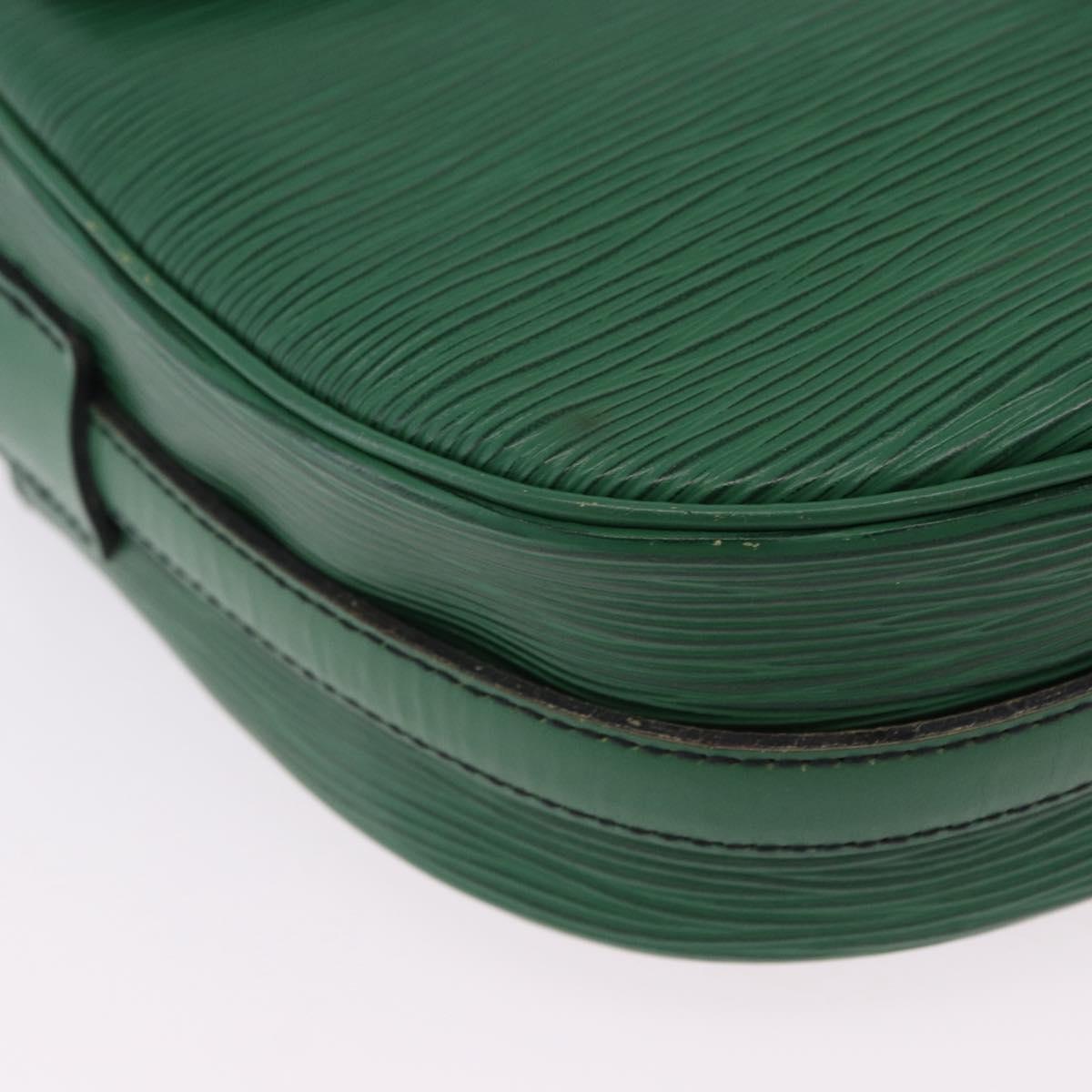 LOUIS VUITTON Epi Jeune Fille MM Shoulder Bag Green M52154 LV Auth 202611