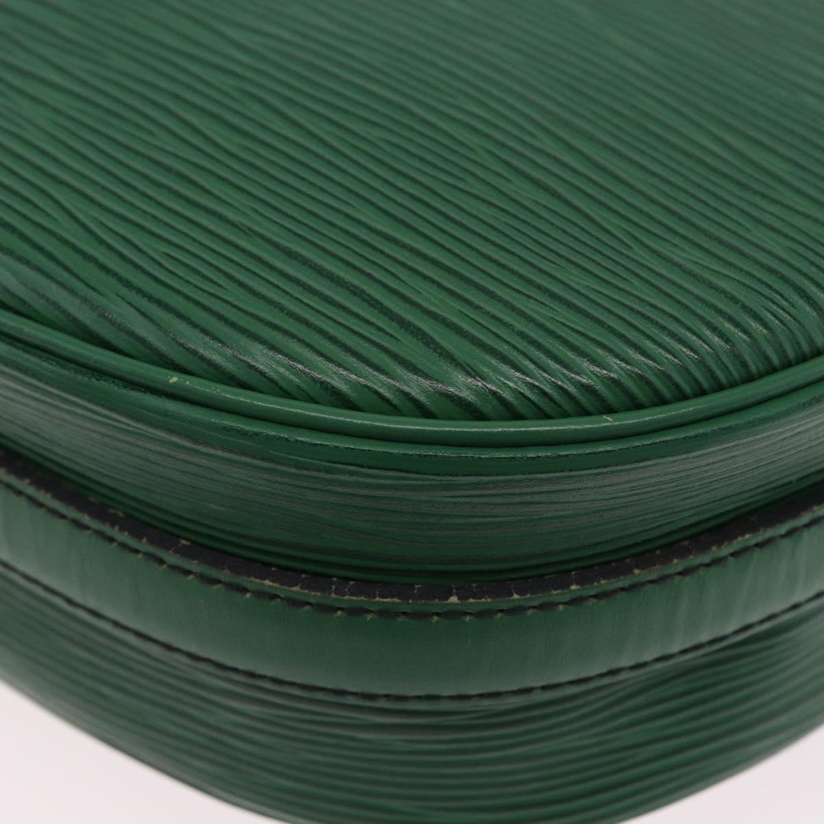 LOUIS VUITTON Epi Jeune Fille MM Shoulder Bag Green M52154 LV Auth 202611