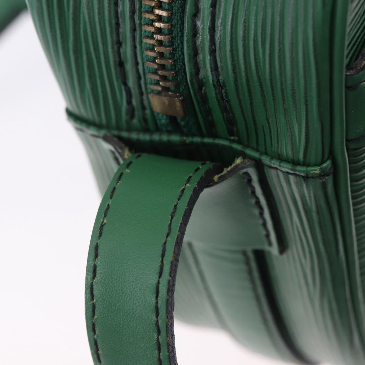 LOUIS VUITTON Epi Jeune Fille MM Shoulder Bag Green M52154 LV Auth 202611