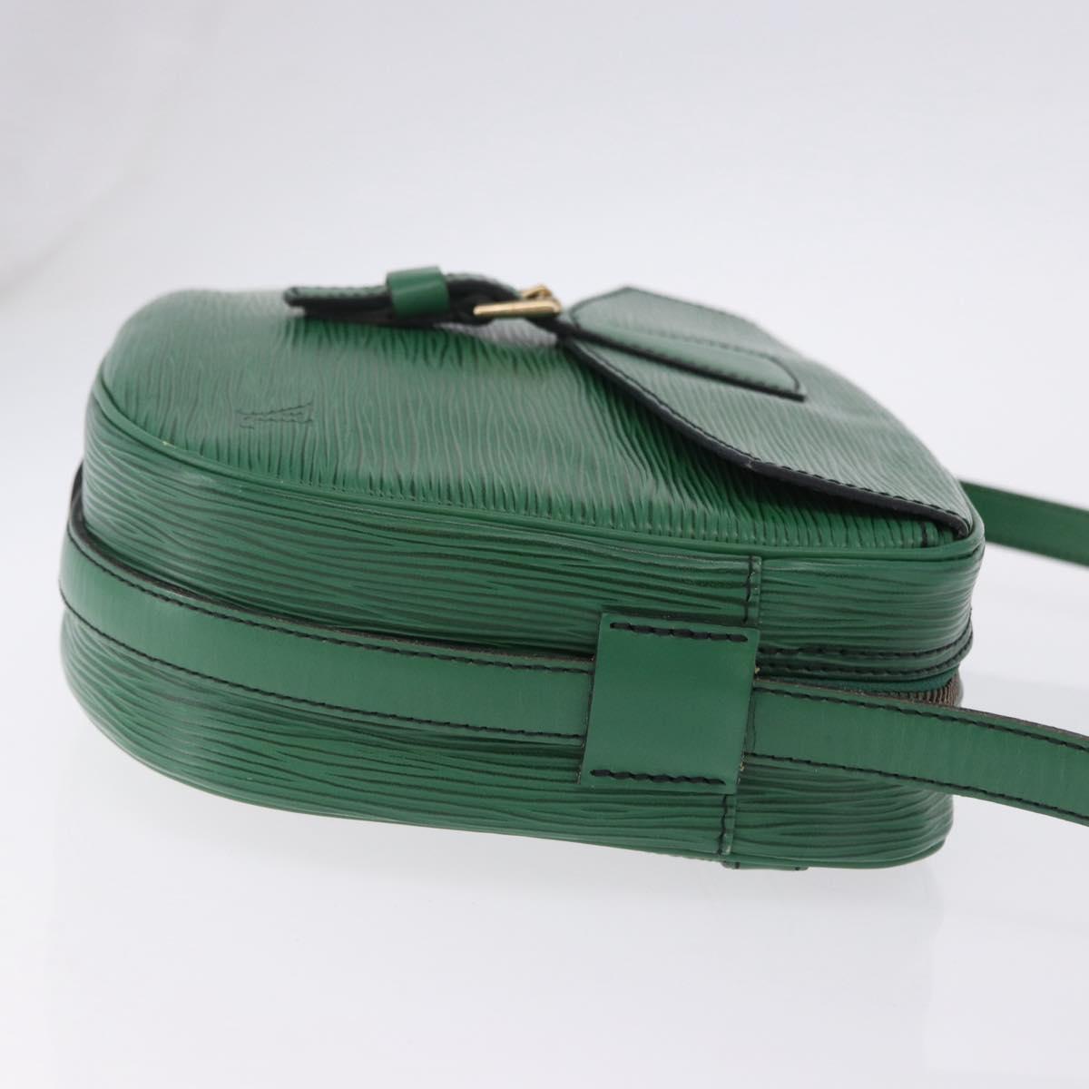 LOUIS VUITTON Epi Jeune Fille MM Shoulder Bag Green M52154 LV Auth 202611