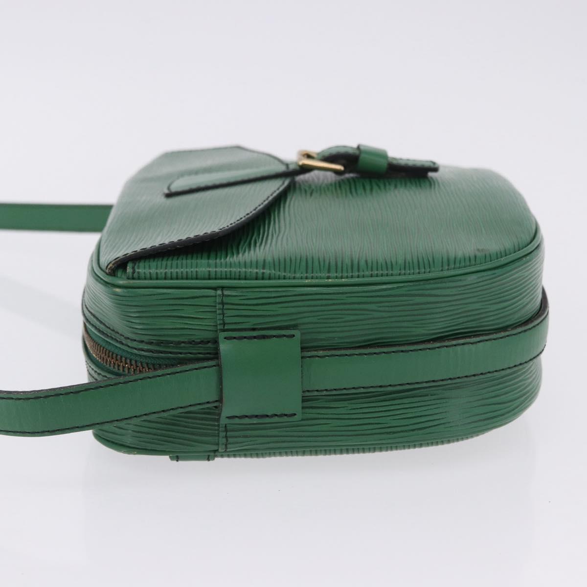 LOUIS VUITTON Epi Jeune Fille MM Shoulder Bag Green M52154 LV Auth 202611