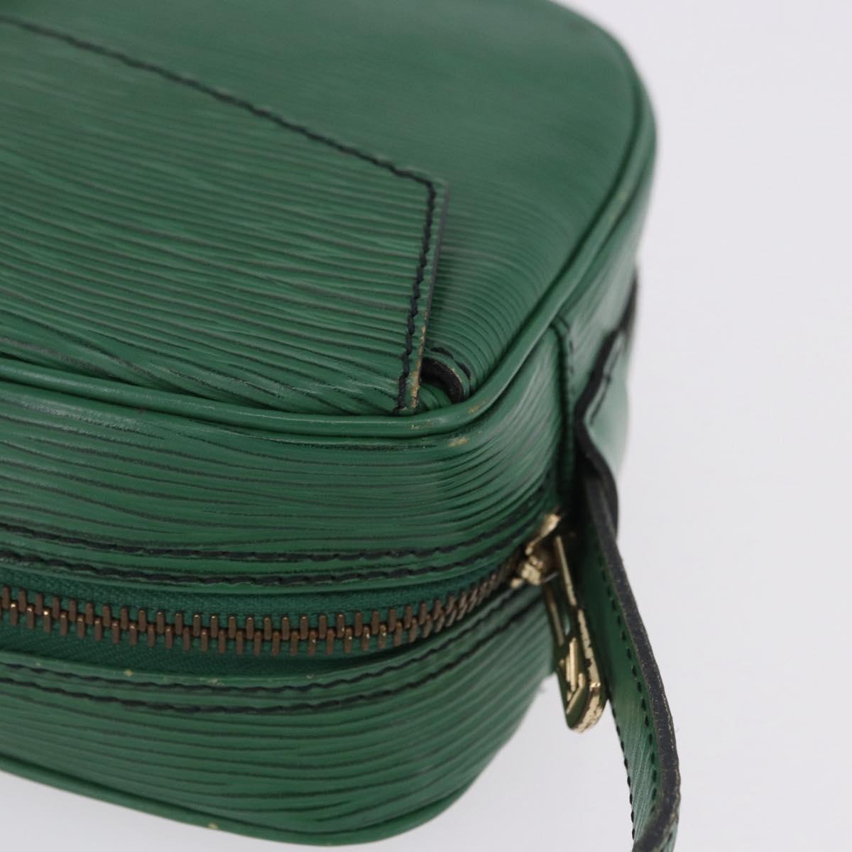 LOUIS VUITTON Epi Jeune Fille MM Shoulder Bag Green M52154 LV Auth 202611
