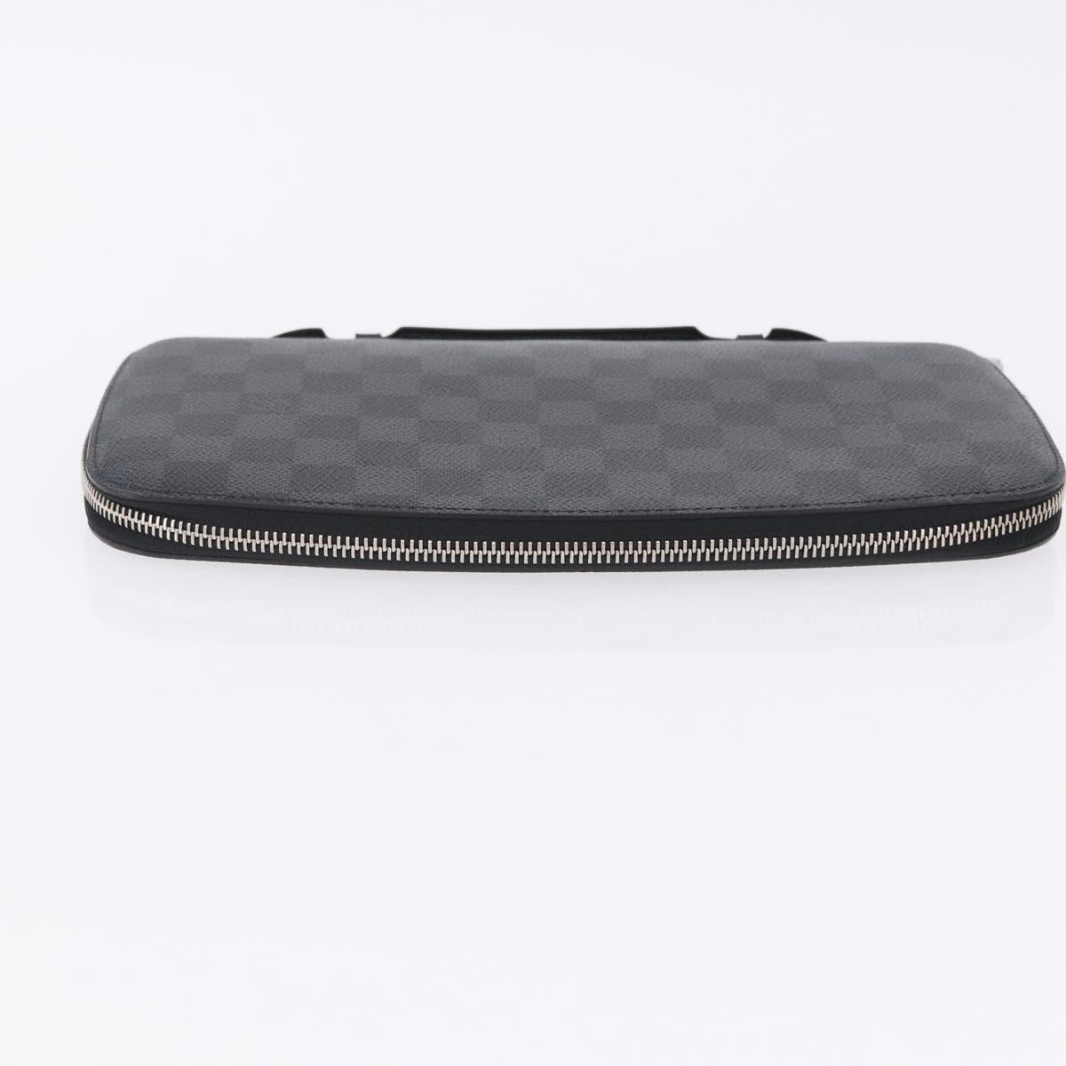 LOUIS VUITTON Damier Grafitte Organizer Atoll Travel Case N48255 LV Auth 202615A