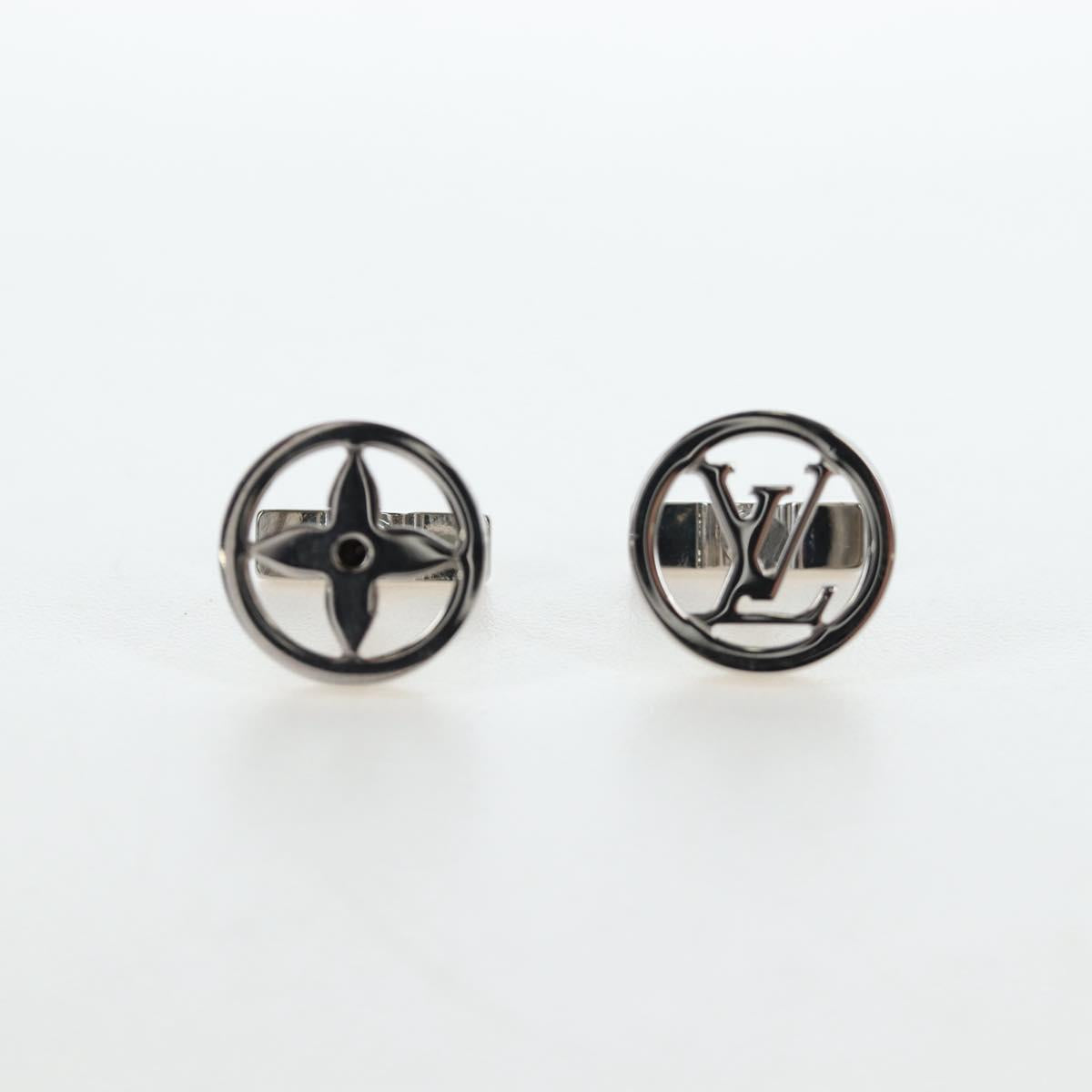 LOUIS VUITTON Damier Graphite Cufflinks LV Catch Cuffs M80188 LV Auth 202616V