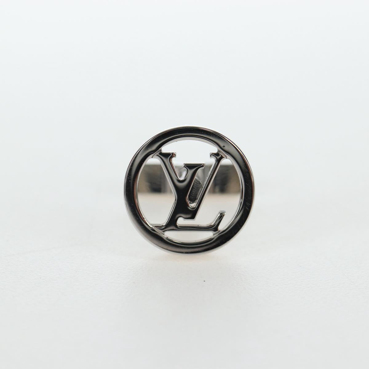 LOUIS VUITTON Damier Graphite Cufflinks LV Catch Cuffs M80188 LV Auth 202616V